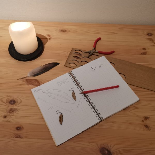 Cahier A5 en bois - Mandala – Image 4